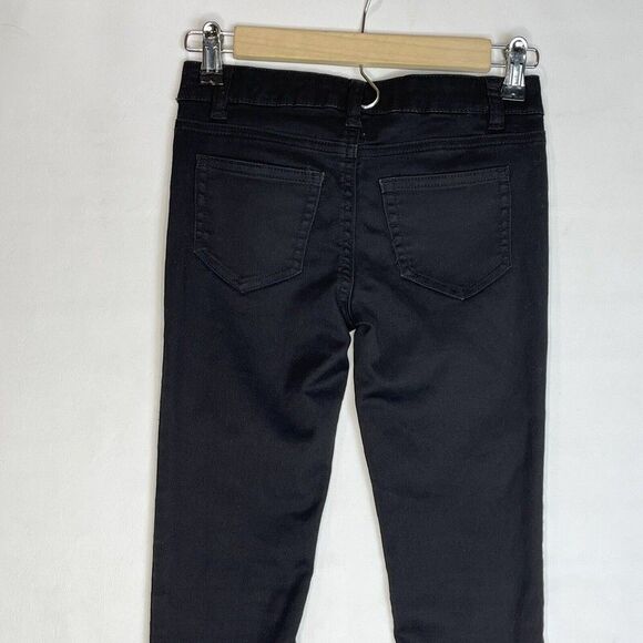 Girls Black Skinny Design Long Khakis Pants SIze 8 - Picture 2 of 14